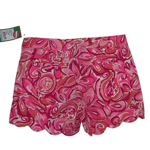 Lilly Pulitzer Buttercup Shorts 00 Pink Pout Mango Salsa - Picture 2 of 2